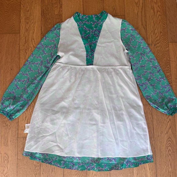 Lilly Pulitzer Winona Dress SZ S Everglades Green Heebee Zeebees - Picture 11 of 15